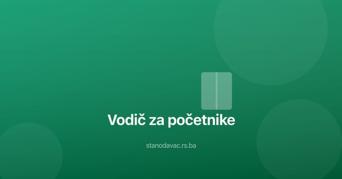 Vodič za nove stanodavce - sve što trebate znati prije prvog najma